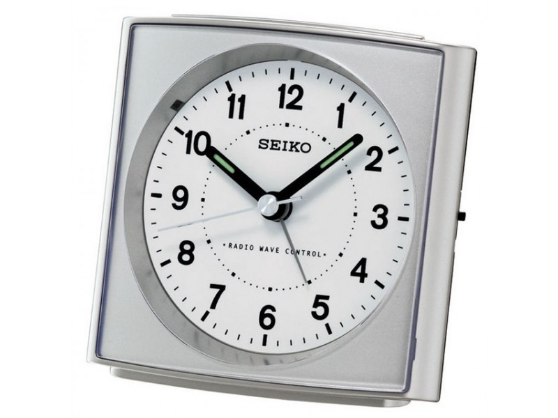 Seiko QHR022S ezüst ébresztőóra