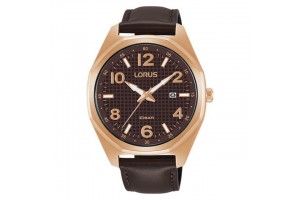 Lorus RH972NX9 - barna bőr férfi karóra 42 mm