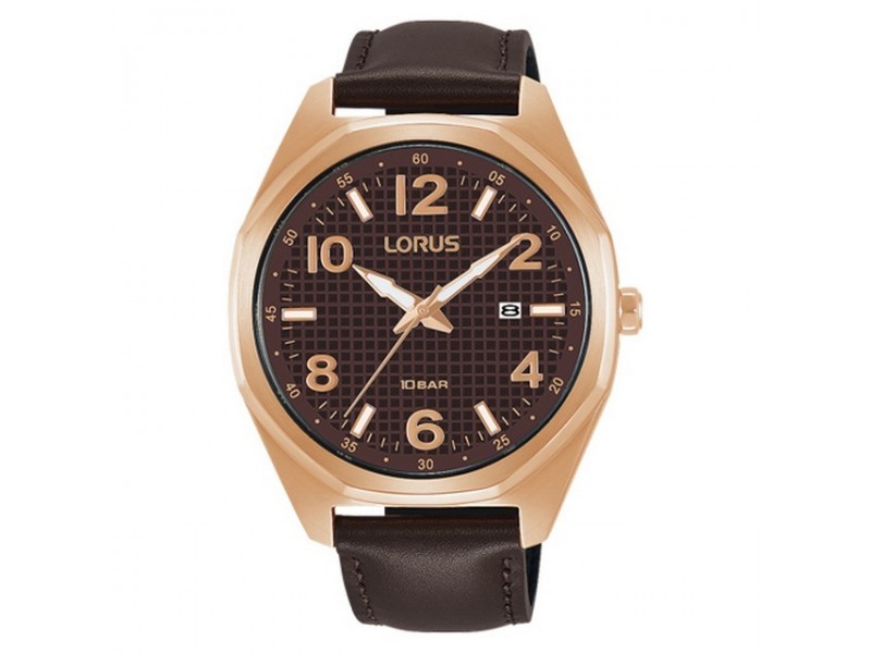 Lorus RH972NX9 - barna bőr férfi karóra 42 mm
