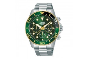 Lorus RT341JX9 férfi sport karóra, ezüst, 43 mm