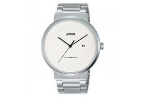 Lorus RH977KX9 ezüst nemesacél férfi karóra 43 mm