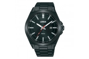 Lorus RH939PX9 fekete nemesacél férfi karóra 44 mm