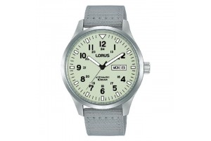 Lorus RL415BX9 férfi sport karóra, szürke textil szíj, 42 mm
