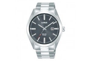 Lorus RX333AX9 férfi napelemes karóra, ezüst, 42 mm