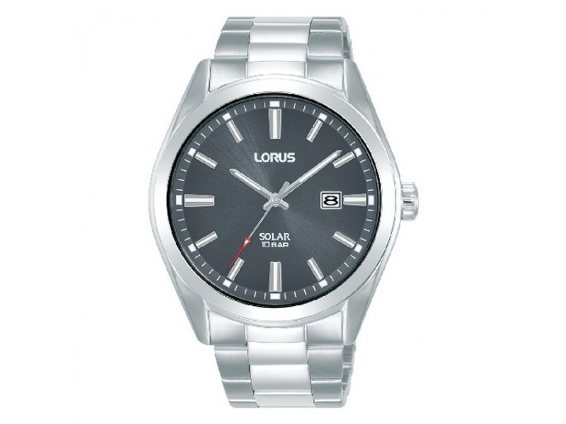 Lorus RX333AX9 férfi napelemes karóra, ezüst, 42 mm