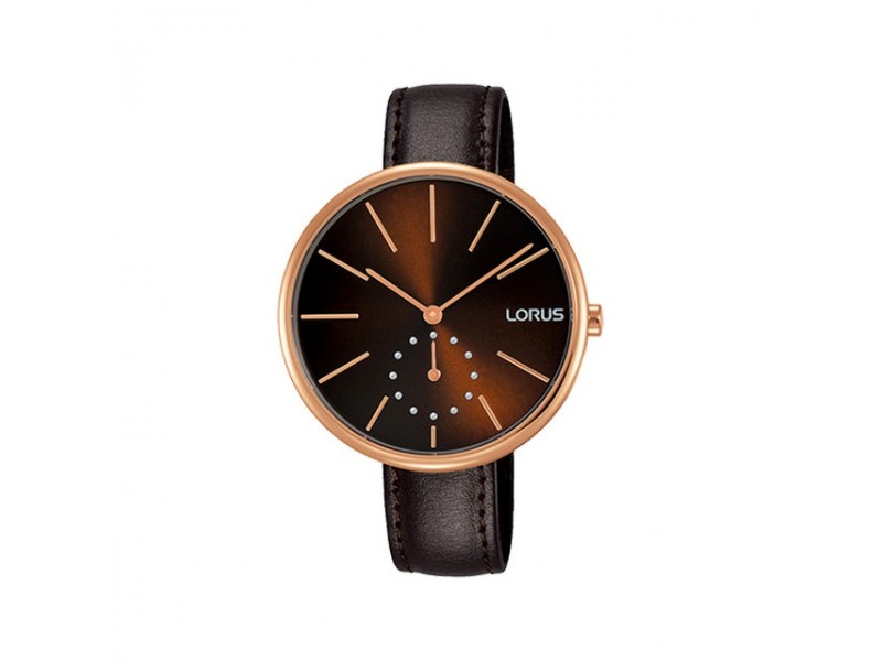 Lorus RN424AX9 női karóra - barna bőr, 38 mm