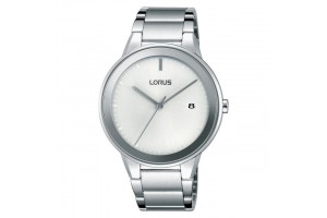 Lorus RS929CX9 férfi ezüst karóra, bőr szíj, 43 mm