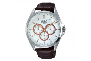 Lorus RP649CX9 férfi karóra - barna bőrszíj 43 mm