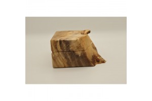 Mintás fa óratartó doboz 2 óra számára, puha belső