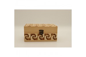 Óratartó doboz 3 órához, fa, puha belső