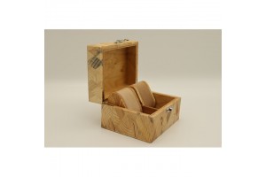 Mintás fa óratartó 2 órának, puha belső