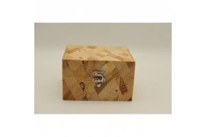 Mintás fa óratartó 2 órának, puha belső