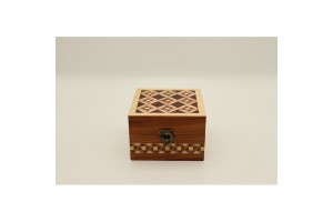 Óratartó doboz – egyedi mintás, 13,5×13,5×9,5 cm