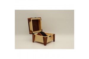 Egyedi mintás fa óratartó doboz (1 óra)