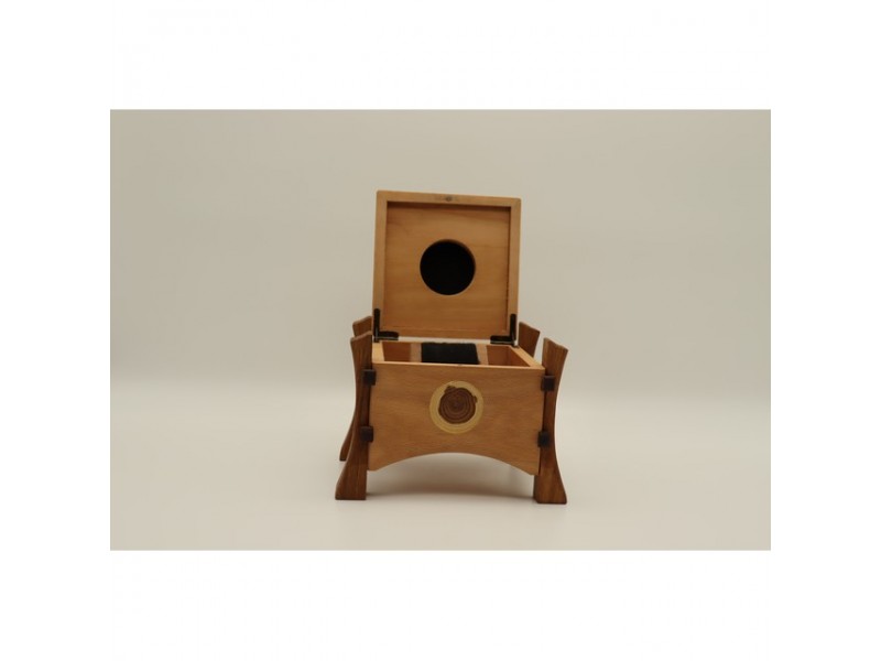 Fa óratartó doboz (1 óra) – mintás