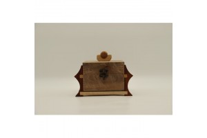 Mintás fa óratartó 1 órához, puha belső