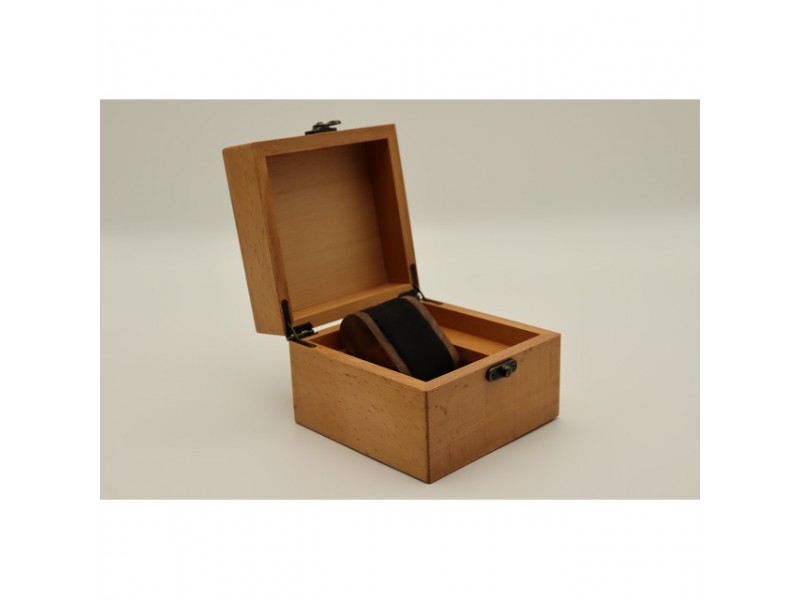 Mintás fa óratartó doboz (1 óra, 13x13x11 cm)