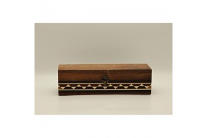 Mintás fa óratartó doboz 5 karórához