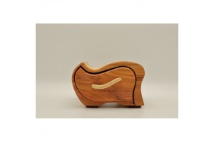 Mintás fa óratartó doboz 1 órához (17×14×10 cm)