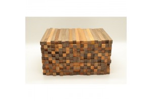 Mintás fa óratartó doboz 8 órához + 2 tároló