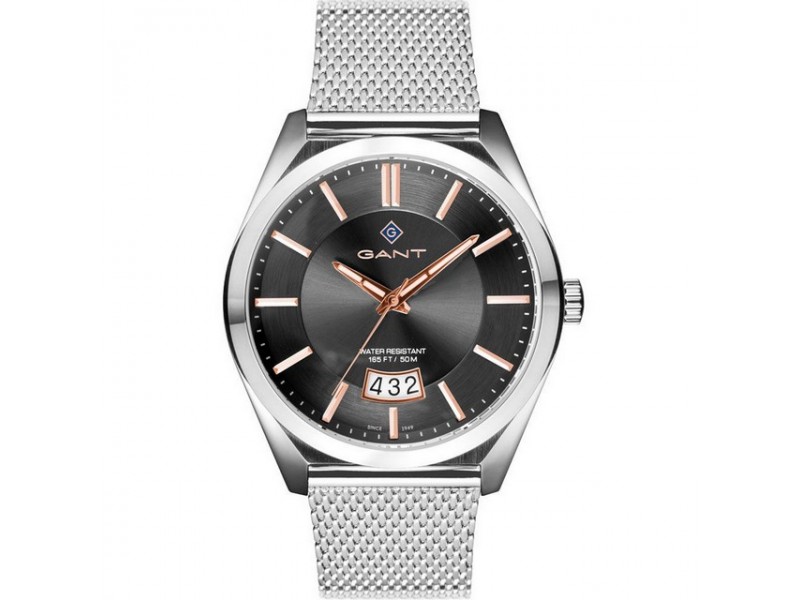 Gant G143002 férfi ezüst karóra (Stanton) 44 mm
