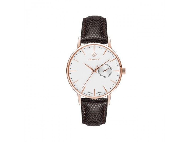Gant G106006 Park Hill 38 mm - barna bőr unisex karóra