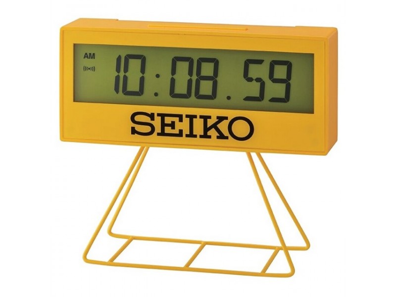 Seiko QHL083Y sárga digitális asztali óra