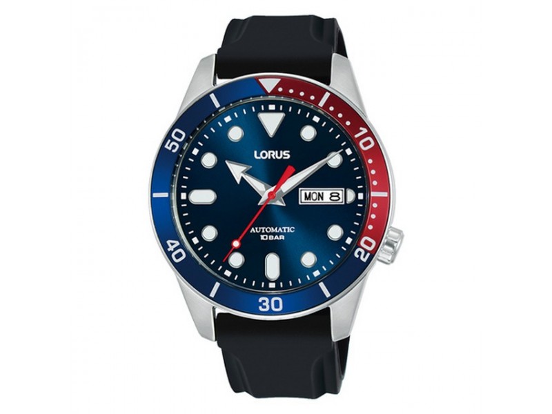 Lorus RL451AX9 fekete szilikon férfi karóra