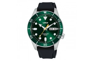 Lorus RL455AX9 fekete szilikon férfi karóra 42 mm