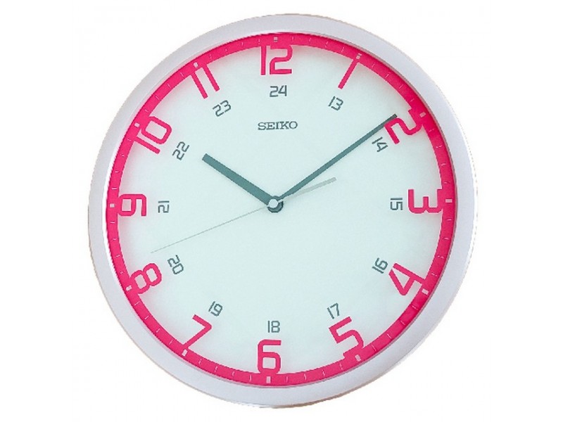Seiko QXA789P falióra, fehér, 31 x 4 cm