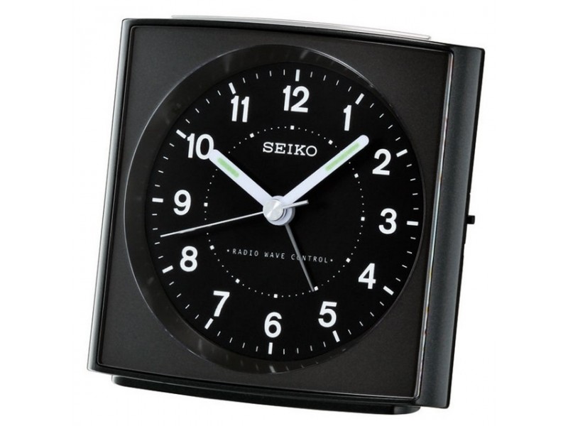 Seiko QHR022K ébresztőóra - fekete műanyag tok