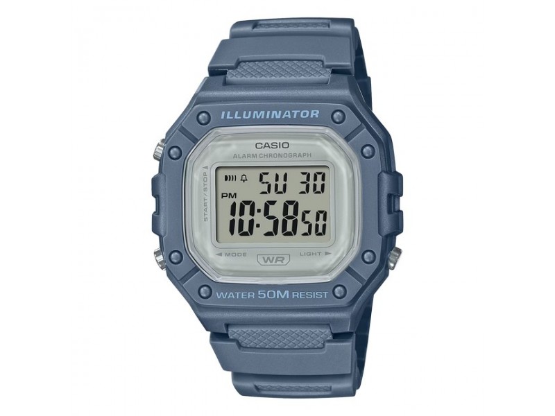 Casio W-218HC-2AVEF kék unisex karóra