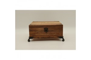 Mintás fa óratartó 6 karórához, puha belső