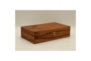 Mintás fa óratartó doboz 10 órához