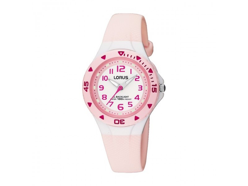 Lorus RRX49CX9 gyerekóra, rózsaszín, 30 mm