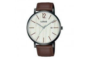 Lorus RH999MX9 férfi karóra barna bőrszíj 42 mm