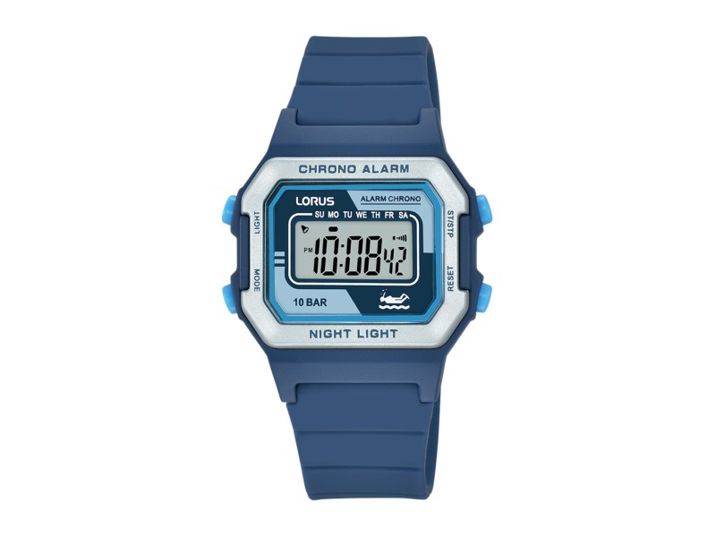 LORUS R2319QX9 gyerek digitális karóra - szilikon szíj