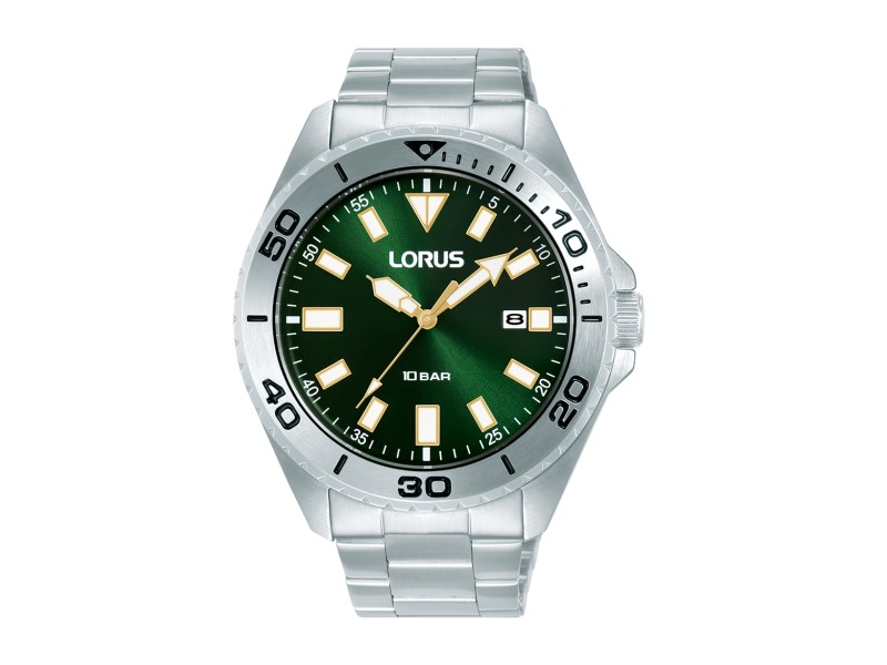 LORUS RXH53KX9 férfi sport karóra - nemesacél szíj, 44 mm