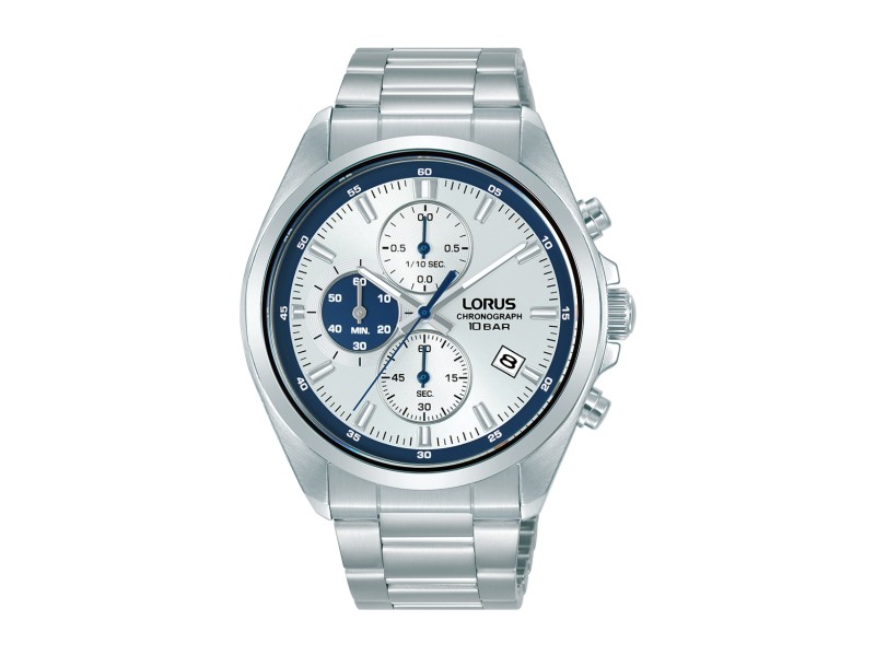 LORUS RM387JX9 férfi kronográf 42,5 mm rozsdamentes acél
