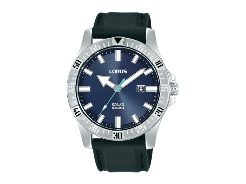 LORUS RX383AX9 férfi solar karóra 42 mm, textil szíj