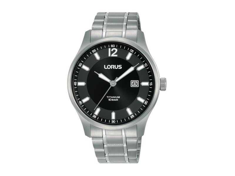 LORUS RH995QX9 férfi karóra, titán óraszíj