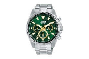 LORUS RT355KX9 férfi sport karóra, nemesacél szíj