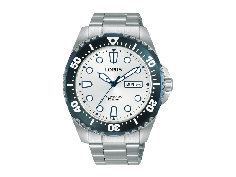 LORUS RL477BX9 férfi karóra, 44 mm, nemesacél szíj