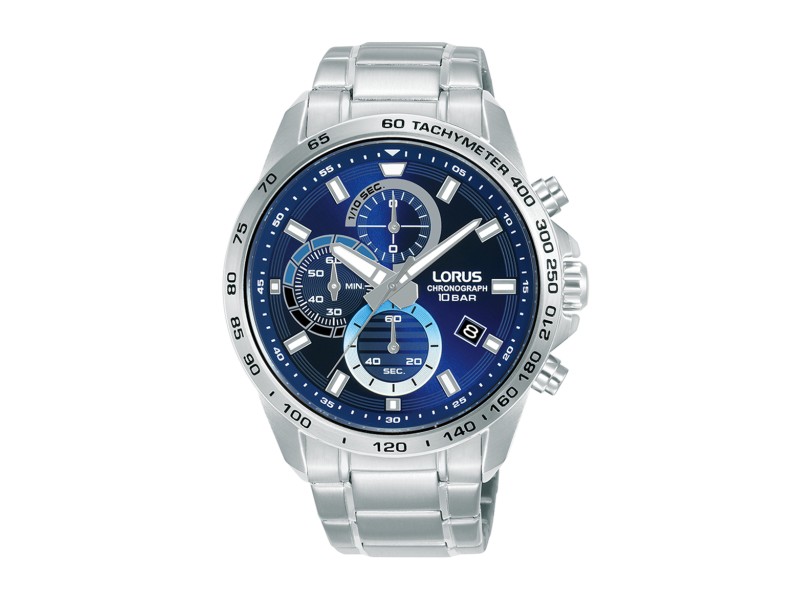 LORUS RM353JX9 férfi karóra, 43 mm, nemesacél