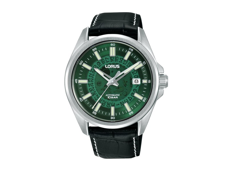 LORUS RU409AX9 férfi karóra, bőr szíj, 43 mm