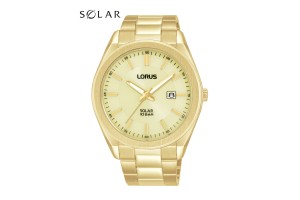 LORUS RX356AX9 férfi arany Solar karóra 42,5 mm
