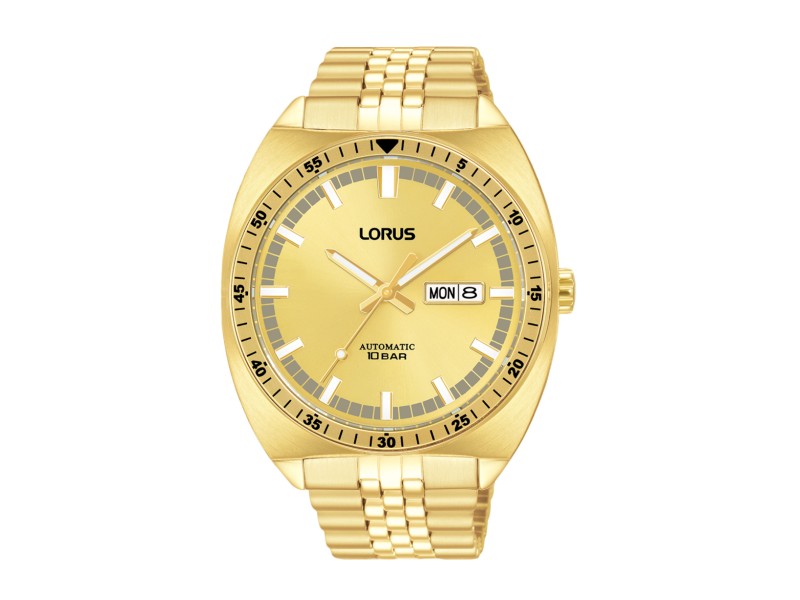 LORUS RL450BX9 arany férfi automata karóra 43 mm