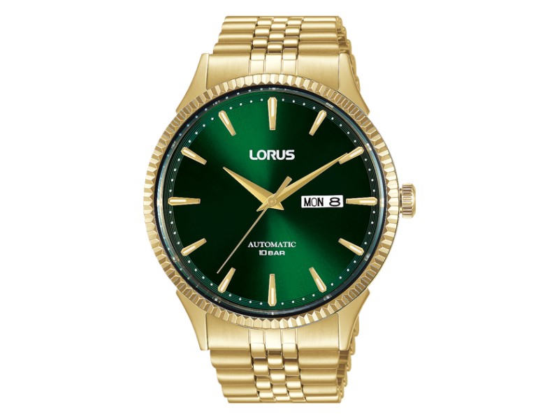 LORUS RL468AX9 férfi automata karóra 43 mm sárga arany bevonat