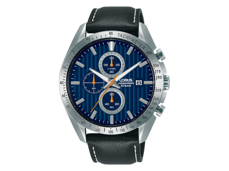 LORUS RM311HX9 férfi karóra, bőr szíj, 45 mm