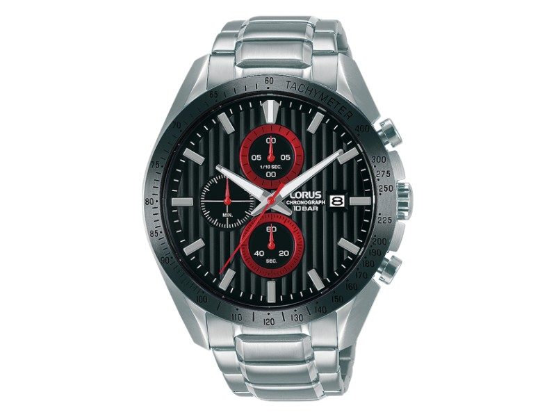 LORUS RM303HX9 férfi sport karóra - nemesacél szíj